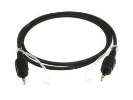 Kabel Klotz optyczny TOSLINK (PRO), 2 x mini jack 1m FOPMM01