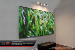 Fixed frame projection sceen Elite screens Seria AEON CLR™ AR100H-CLR