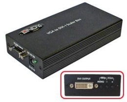 Konwerter sygnału VGA -> DVI-I Lindy 32563