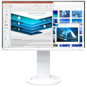EIZO FlexScan EV2480-WT - monitor LCD IPS 23,8", 1920 x 1080 (16:9), IPS, flicker free, autoregulacja jasności, złącza USB-C (po