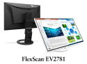 EIZO FlexScan EV2781-WT - monitor LCD IPS 27", rozdzielczość 2560 x 1440 (16:9), złącza USB-C, DisplayPort, HDMI (biały)