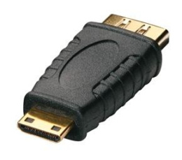 Przejściówka gn.HDMI- wt. mini HDMI Lindy 41235