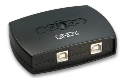 Switch USB 2.0 automatyczny 2-port Lindy 42795