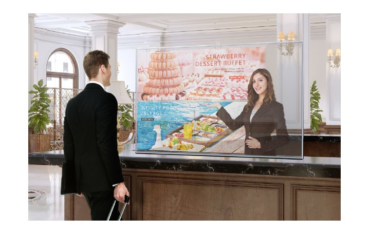 LG Transparent 55EW5TF-A Touch Signage